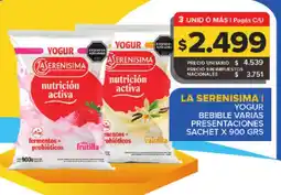 Carrefour Maxi La serenisima yogur oferta