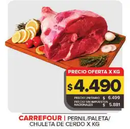 Carrefour Maxi Carrefour pernil/paleta/chuleta de cerdo oferta