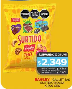 Carrefour Maxi Bagley galletitas surtido bolsa oferta