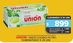 Carrefour Maxi Union mate cocido filtro diamantado oferta