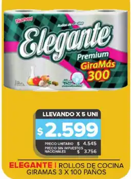 Carrefour Maxi Elegante rollos de cocina oferta