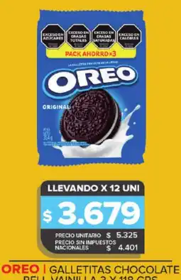 Carrefour Maxi Oreo galletitas chocolate oferta