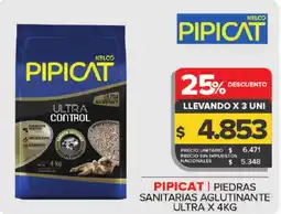 Carrefour Maxi Pipicat piedras sanitarias aglutinante ultra oferta