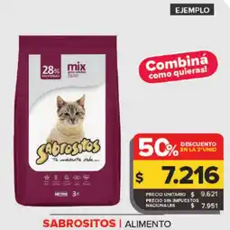 Carrefour Maxi Sabrositos alimento oferta