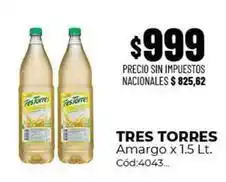 Diarco Tres torres - amargo x 1.5 lt oferta