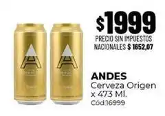 Diarco Andes - cerveza origen oferta