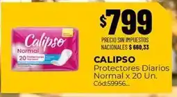 Diarco Calipso - protectores diarios normal x 20 un. cód:59956 oferta