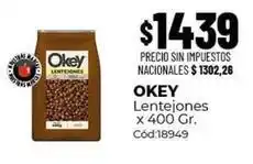 Diarco Okey - lentejones x 400 gr. cód:18949 oferta