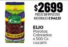Diarco Elio - porotos colorados x 500 gr. cód:2875 oferta