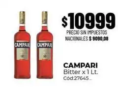 Diarco Campari - bitter x 1 lt. cód:27645 oferta