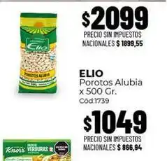Diarco Elio - porotos alubia cód:1739 oferta