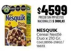 Diarco Nestlé - cereal duo x 210 gr. cód:28936-21802 / 18833 oferta