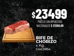 Diarco Bife de chorizo x kg. cód:21854 oferta