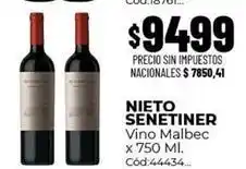 Diarco Nieto senetiner - vino malbec cód:44434 oferta
