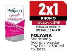 Diarco Polyana - shampoo y acondicionador doy pack x 300 ml. cód:19292 oferta