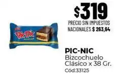 Diarco Pic-nic - bizcochuelo clásico x 38 gr. cód:33125 oferta