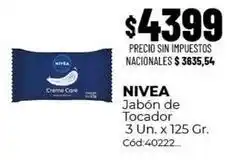 Diarco Nivea - jabón de tocador 3 un. x 125 gr. cód:40222 oferta