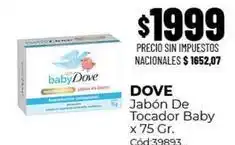 Diarco Dove - jabón de tocador baby x 75 gr. cód:39893 oferta
