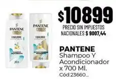 Diarco Pantene - shampoo y acondicionador x 700 ml. cód:23660 oferta
