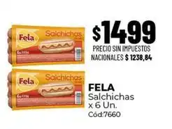 Diarco Fela - salchichas x 6 un. cód:7660 oferta
