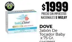 Diarco Dove - jabón de tocador baby oferta