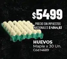 Diarco Huevos maple x 30 un. cód:14689 oferta