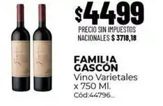 Diarco Vino varietales cód:44796 oferta