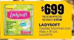 Diarco Ladysoft - toallas normal con alas x 8 un. cód:59776 oferta