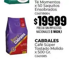 Diarco Cabrales - café súper tostado molido x 500 gr. cód:685 oferta