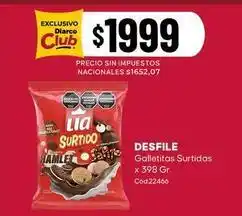 Diarco Desfile galletitas surtidas oferta