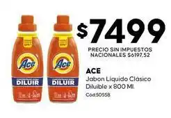 Diarco Ace - jabón líquido clásico diluible x 800 ml. cód:50558 oferta