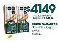 Diarco Unión - salchichas largas x 6 un. cód:25123 oferta