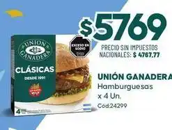 Unión - hamburguesas clásicas