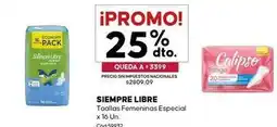 Diarco Siempre libre - toallas femeninas especial oferta