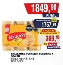 Maxiconsumo Vocacion galletitas vocacion clasicas oferta