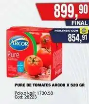 Maxiconsumo Arcor pure de tomates oferta
