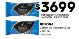 Diarco Rexona - jabón de tocador 3 un oferta