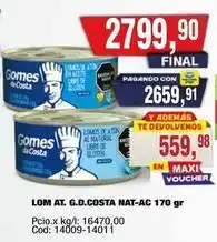 Maxiconsumo Gomes da costa lom at. g.d.costa nat-ac oferta