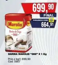 Maxiconsumo Marolio harina de trigo 000 oferta