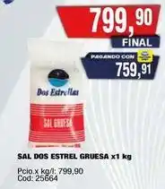 Maxiconsumo Dos estrellas - sal gruesa oferta