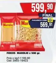 Maxiconsumo Marolio fideos marolio oferta
