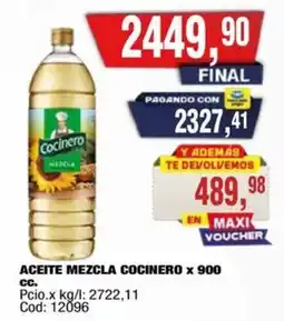 Maxiconsumo Cocinero aceite mezcla cocinero oferta