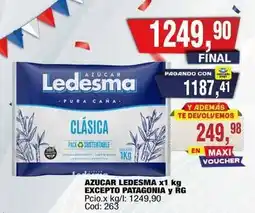 Maxiconsumo Ledesma - azucar clasica oferta
