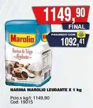 Maxiconsumo Marolio - harina de trigo leudante oferta