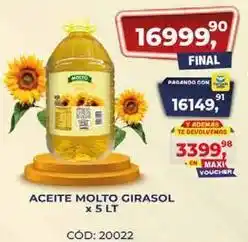 Maxiconsumo Molto - aceite girasol oferta