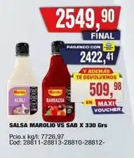 Maxiconsumo Marolio salsa marolio vs sab oferta