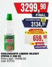 Maxiconsumo Hileret - edulcorante liquido stevia oferta