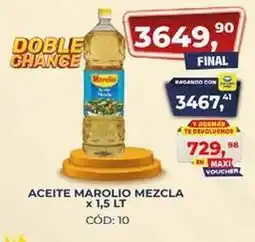Maxiconsumo Marolio aceite mezcla oferta