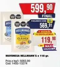 Maxiconsumo Hellmann's mayonesa oferta