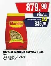 Maxiconsumo Marolio - arvejas partida oferta
